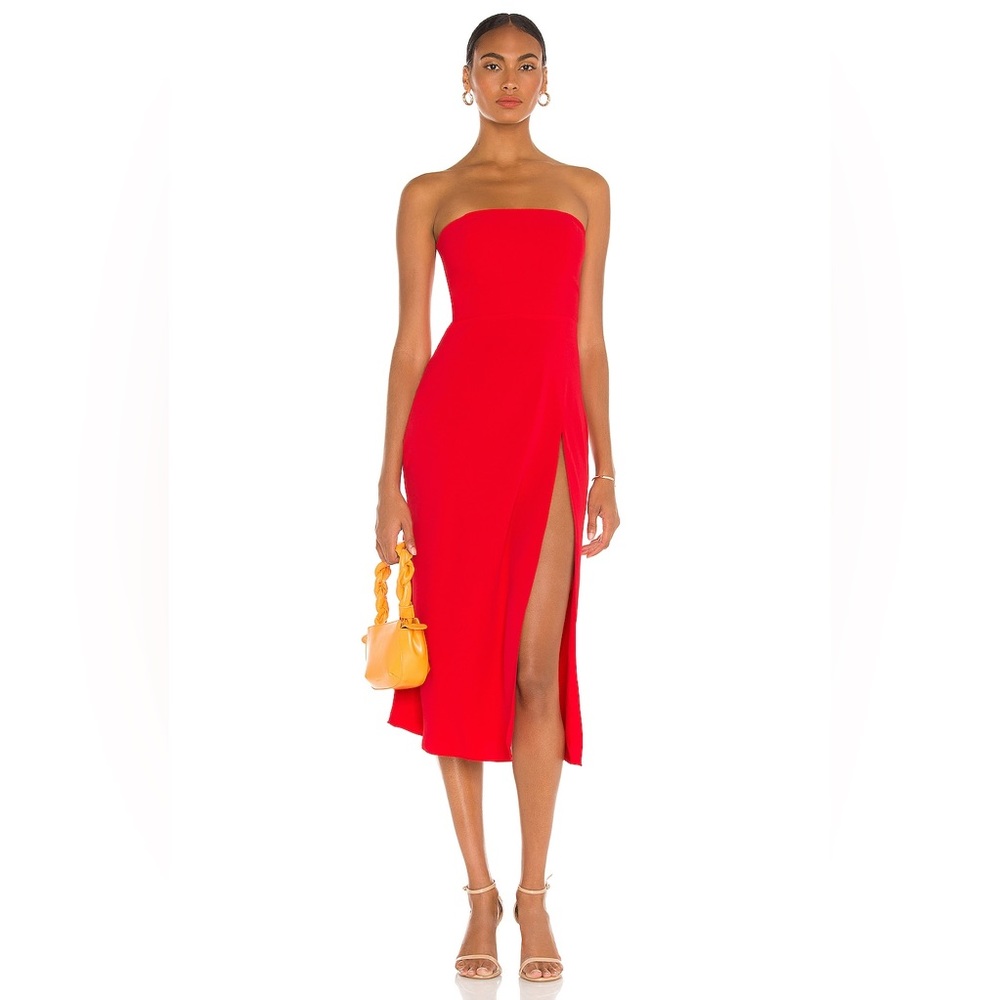 REVOLVE Mandy Midi Dress in Lipstick
Amanda Uprichard